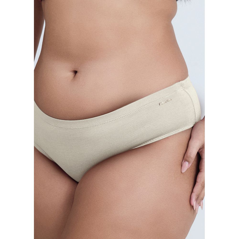 Calcinha Biquíni Larga em Viscose Linha Femmina by Duloren PERLE