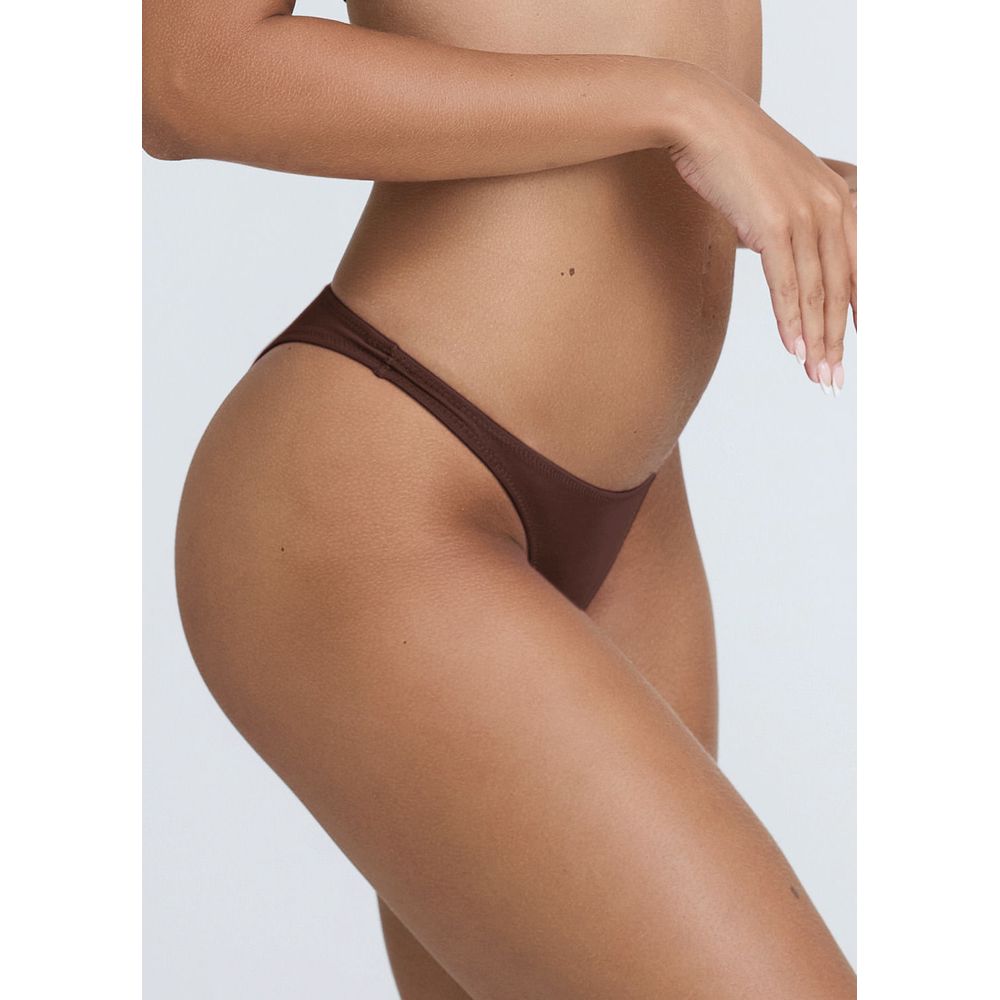 Calcinha Tanga em Viscose Linha Femmina by Duloren
 MARROM