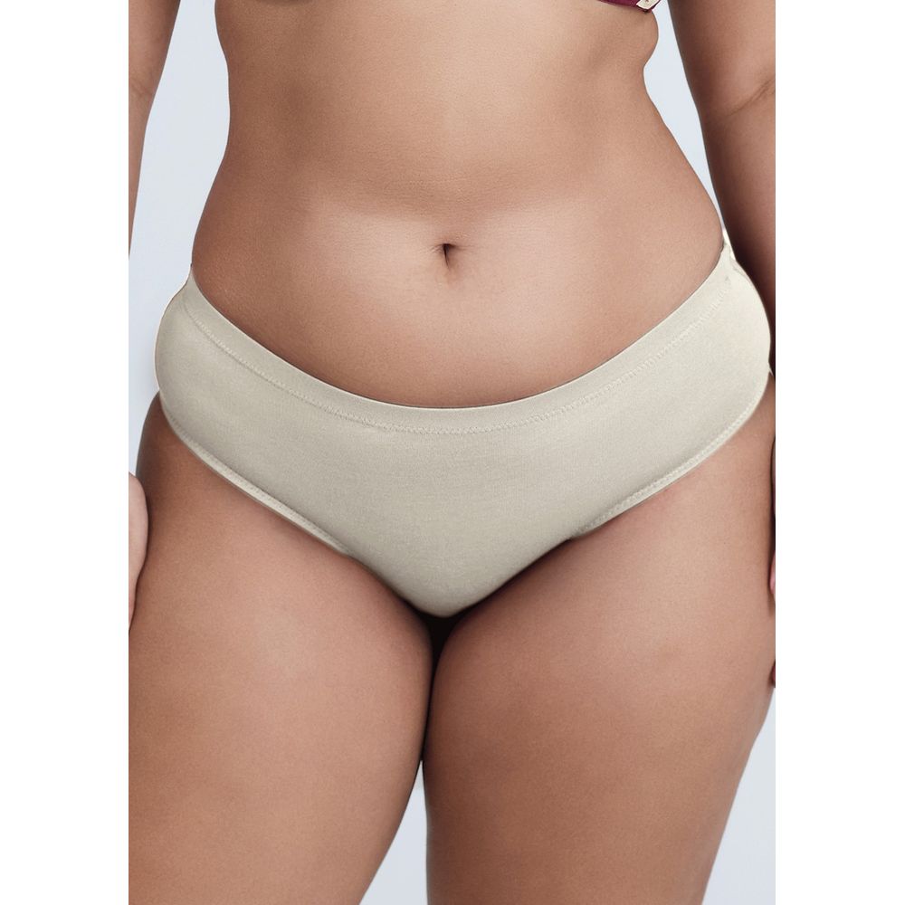 Calcinha Biquíni Larga em Viscose Linha Femmina by Duloren PERLE