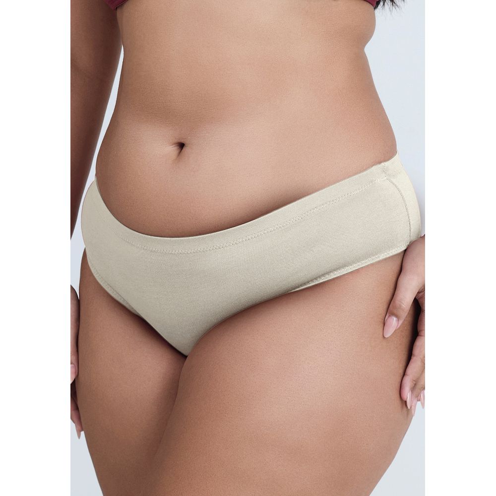 Calcinha Biquíni Larga em Viscose Linha Femmina by Duloren PERLE