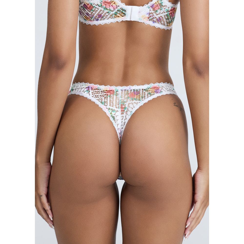 Calcinha Fio em Renda Blossom ESTAMPADO