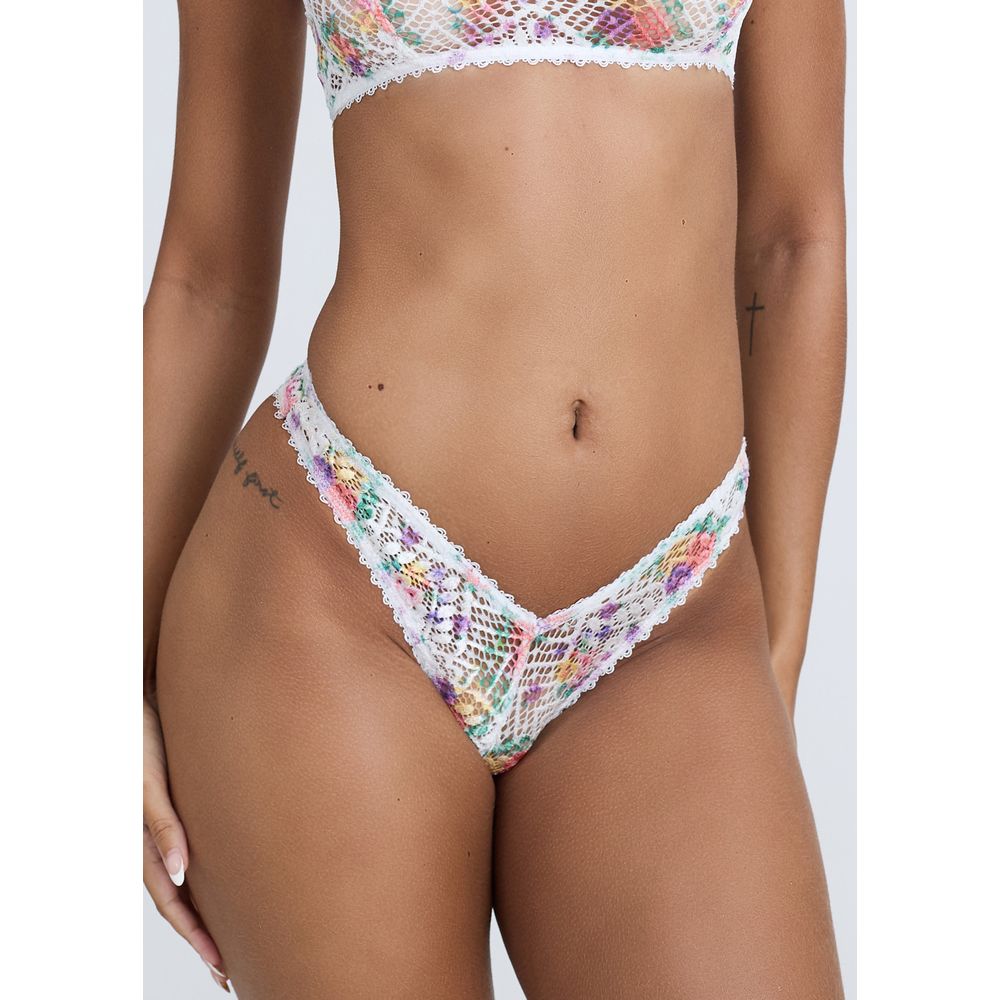 Calcinha Fio em Renda Blossom ESTAMPADO