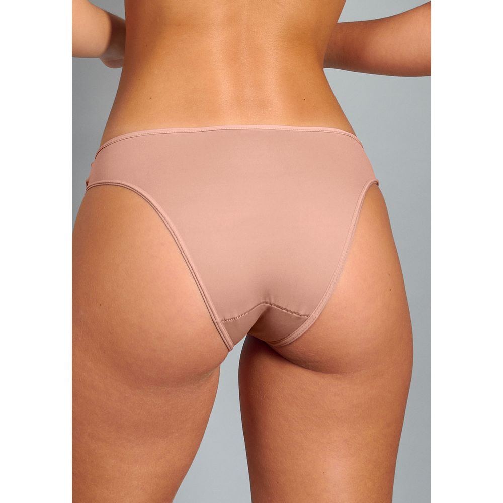 Calcinha Biquíni Em Microfibra Majorca CASTANHA